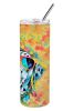Dalmatian Hippie Dawg Stainless Steel Skinny Tumbler Vacuum Double Walled Reusable Insulated Tumbler Travel Cup for Coffee Cocktails Gift with Lid