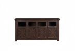 Farmhouse 4-Door Buffet & Coffee Bar Cabinet with Barn Design | The Roast Co.