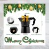 RAINBEAN Stovetop Espresso Maker 180ml for 3 Cups Espresso, Italian Moka Pot Coffee Maker