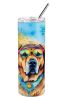 Mastiff Hippie Dawg Stainless Steel Skinny Tumbler Vacuum Double Walled Reusable Insulated Tumbler Travel Cup for Coffee Cocktails Gift with Lid