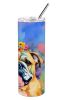English Bulldog Hippie Dog Stainless Steel Tumbler | Insulated Travel Mug | The Roast Co.