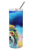 Bearded Collie Hippie Dog Stainless Steel Tumbler | Insulated Mug | The Roast Co.