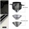 Portable Foldable Pour Over Coffee Filter | Reusable & Stainless Steel | The Roast Co.