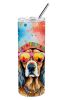Cocker Spaniel Hippie Dog Stainless Steel Tumbler | Insulated Travel Cup | The Roast Co.